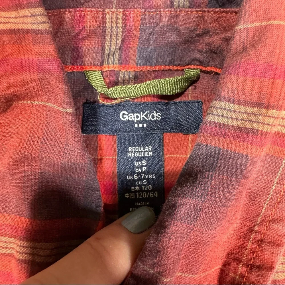Ralph Lauren Boys Button Down Shirt Lot 3 Plaid Check Size 6/7 EUC